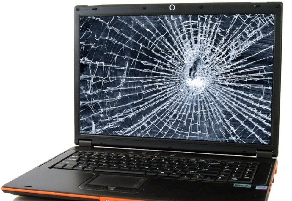 ordinateur portable cassé