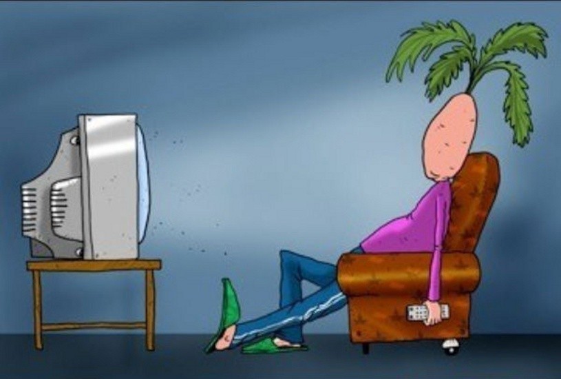 légume devant la télé