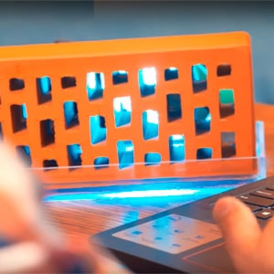 test de climatiseur en brique