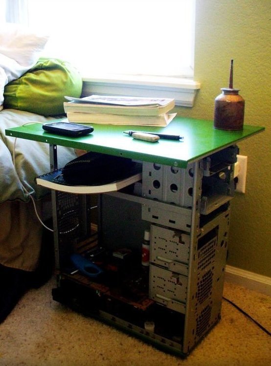 Depuis l'armoire de l'unité centrale