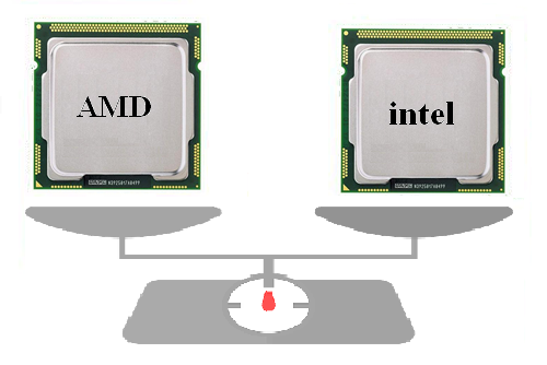 Intel et AMD.