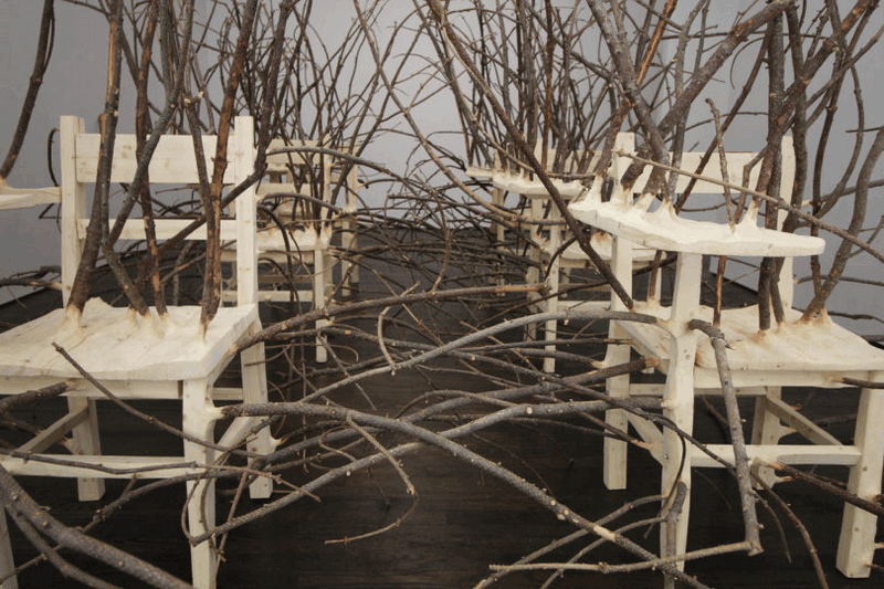 Meubles en bois par Hugh Hayden