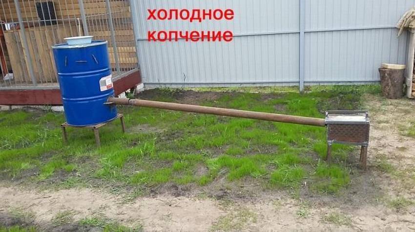 Fumoir d'un tonneau.