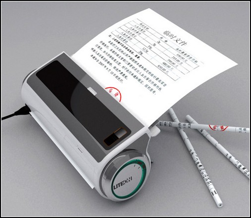 Une imprimante qui imprime avec des crayons