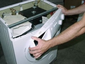 démontage lave linge
