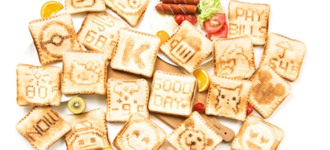 Toasts avec inscriptions