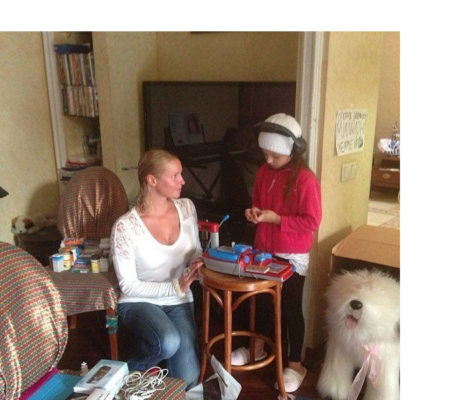 un désordre dans l'appartement des stars