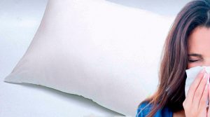 Allergie à l'oreiller.