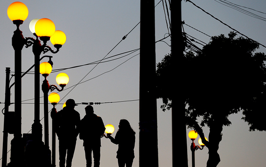 l'éclairage des rues