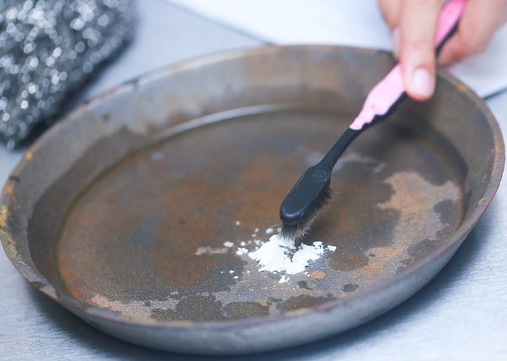 Soda contre la rouille.