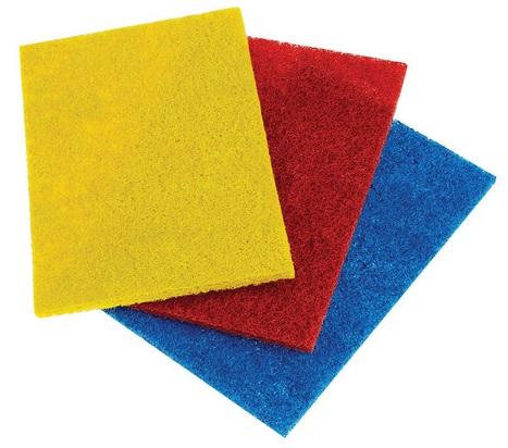 Lingettes abrasives.