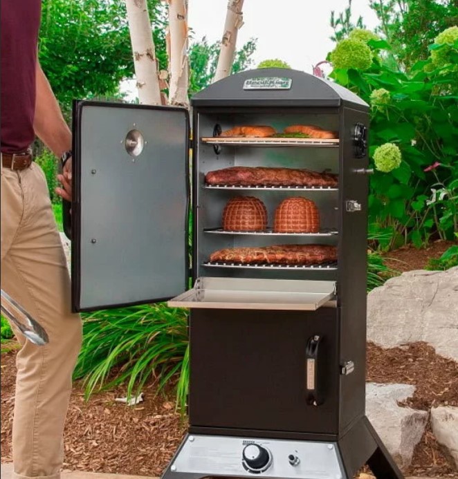 fumoir à gaz vertical