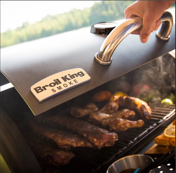 charbon de bois fumé à chaud