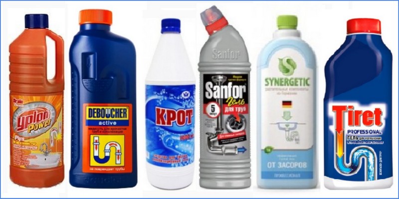 Nettoyage avec des produits chimiques.