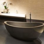 baignoire en marbre coulé