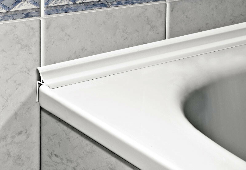 Bordure en plastique.