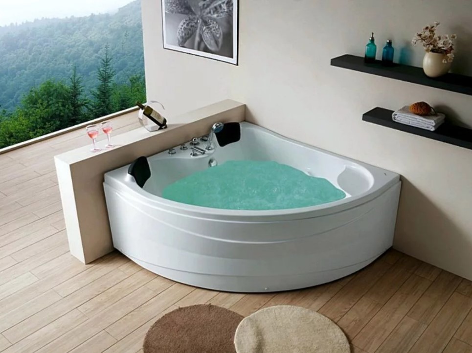 baignoire d'angle