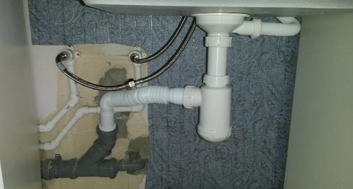 Raccordement à l'égout.