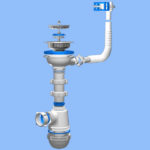 Siphon avec trop-plein.