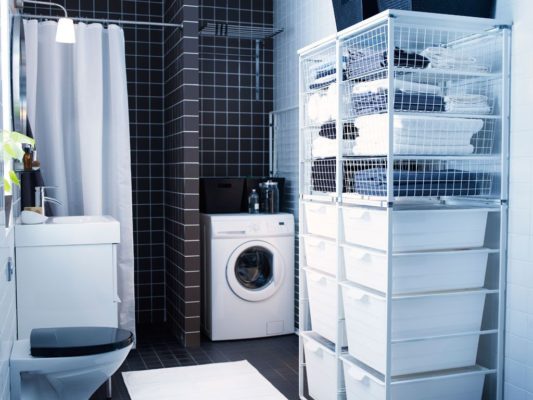 Lave-linge combiné salle de bain