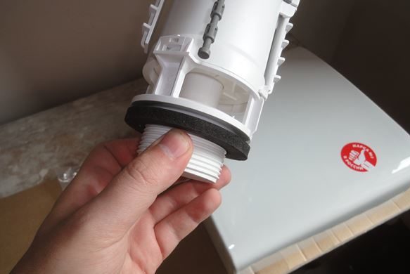 Écrou en plastique.