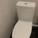 Nous mettons les toilettes à la place des précédentes.