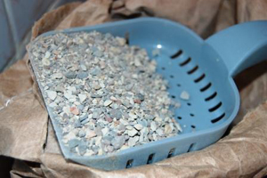 Remplisseur de litière pour chat.