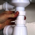 dans l'évier de la cuisine