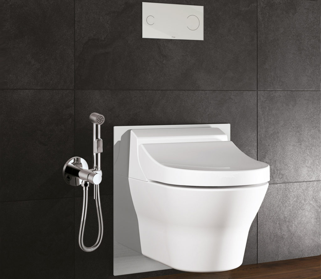 Douche hygiénique intégrée.