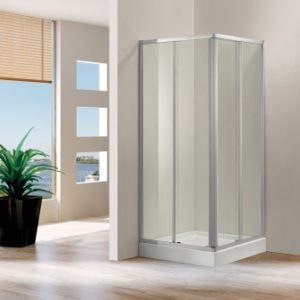 Coin douche à l'intérieur.