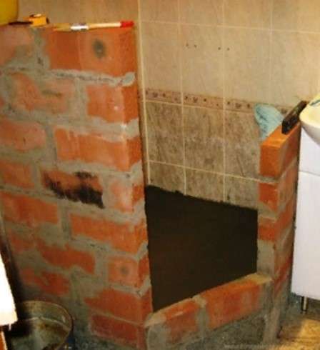 Construction d'un coin.