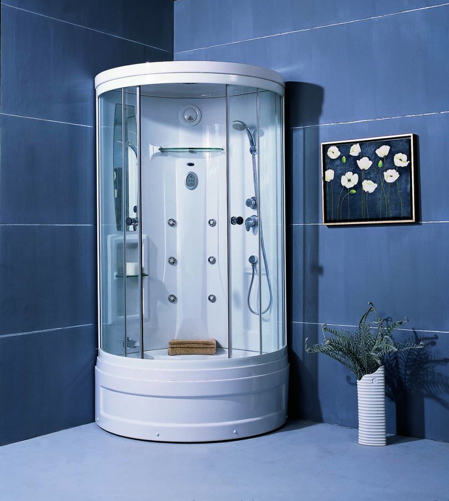 Cabine de douche.