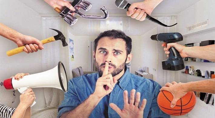 si les voisins sont bruyants