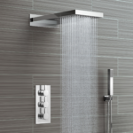 avec une pluie tropicale