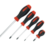 Dimensions des tournevis cruciformes.