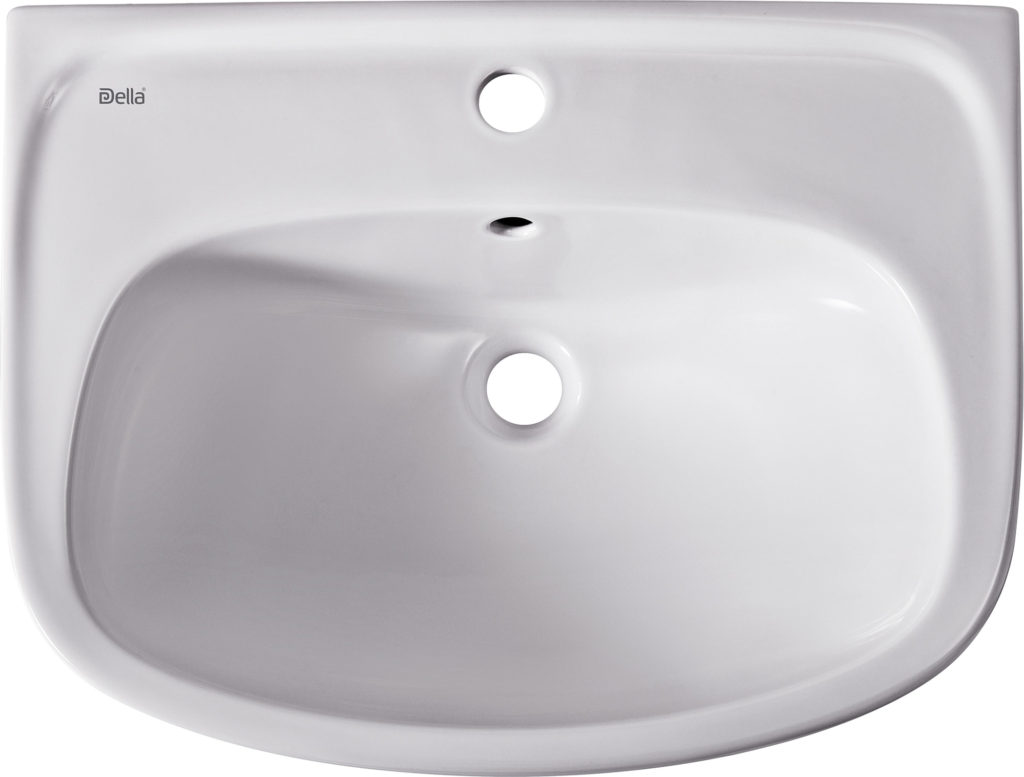 Évier avec trou pour mitigeur.