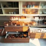 Tiroirs ou étagères – qu'est-ce qui est le mieux dans la cuisine ?