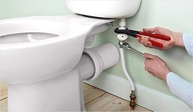 L'écrou est serré.