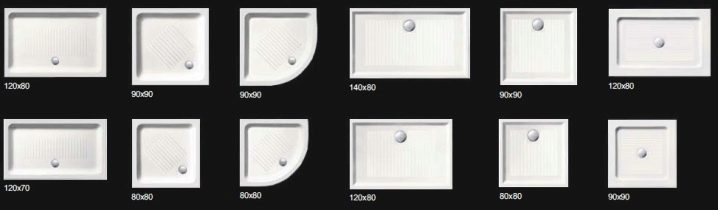 Formes et dimensions des palettes.