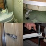 Démontage de douche.