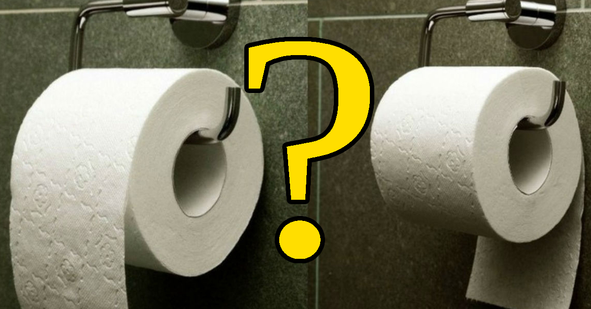Comment accrocher correctement le papier toilette