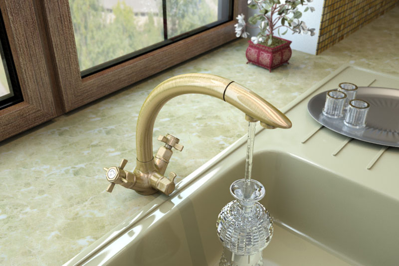 Mélangeur à l'intérieur.