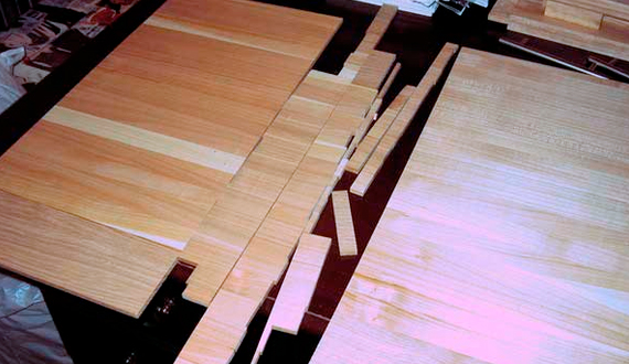 Préparation des éléments structurels individuels.