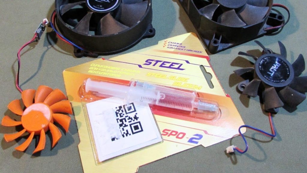 Lubrifiant pour ventilateur.