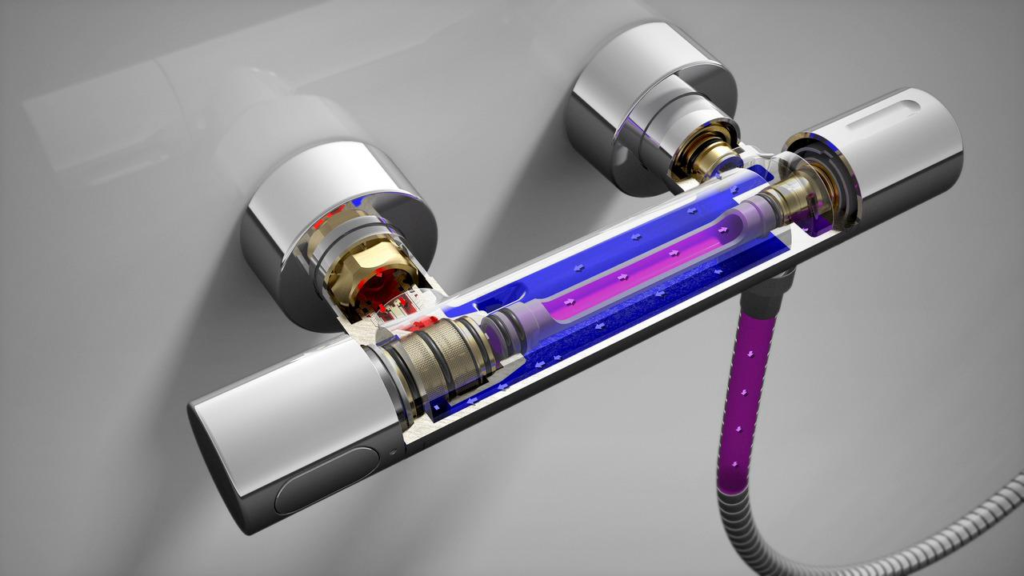 Mélangeur avec thermostat.