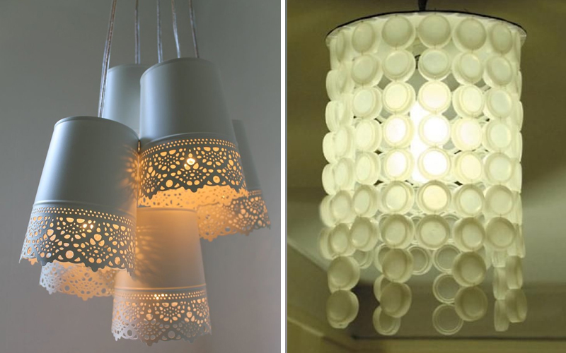 Option pour un abat-jour fait maison.