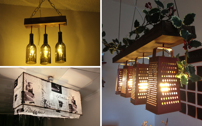 Option pour un abat-jour fait maison.