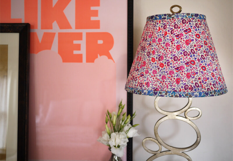 Abat-jour pour lampe.