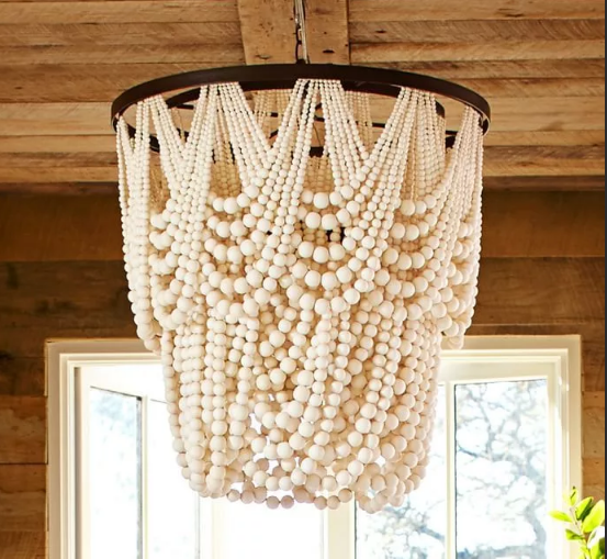 lustre en perles