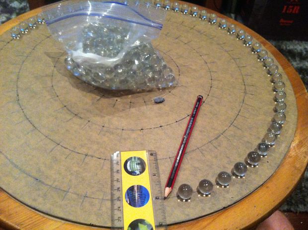 Nous disposons les LED en cercle.